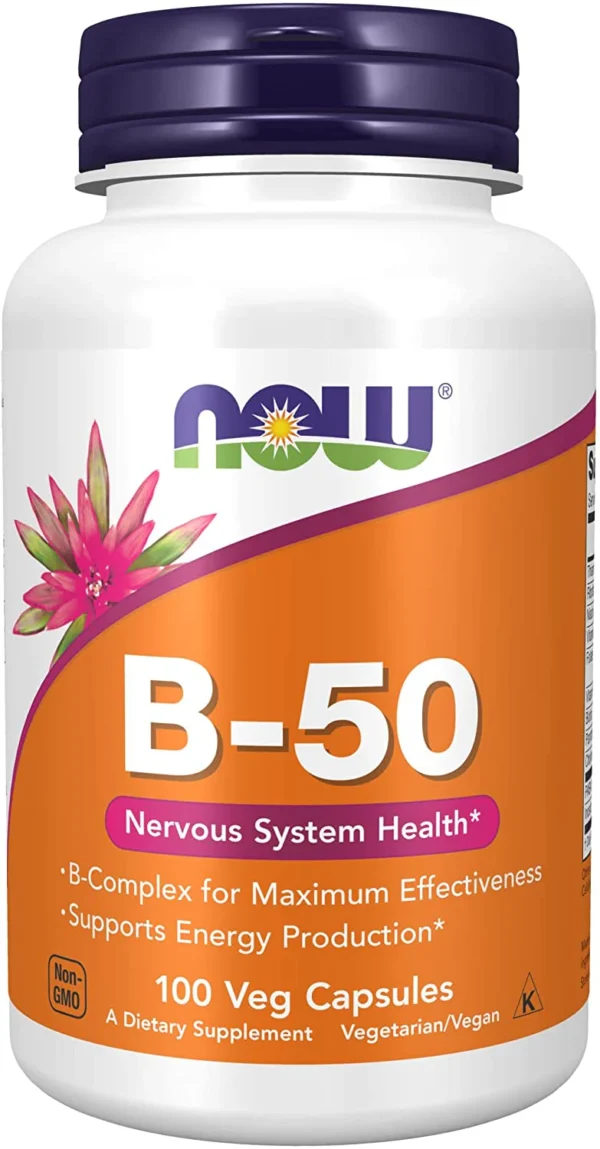 Vitamin B Complex Capsules (Vitamin B50 Capsules) 100's