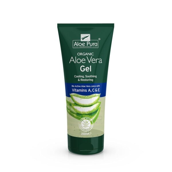 Aloe Vera Gel with Vitamins A, C & E 200ml - Organic
